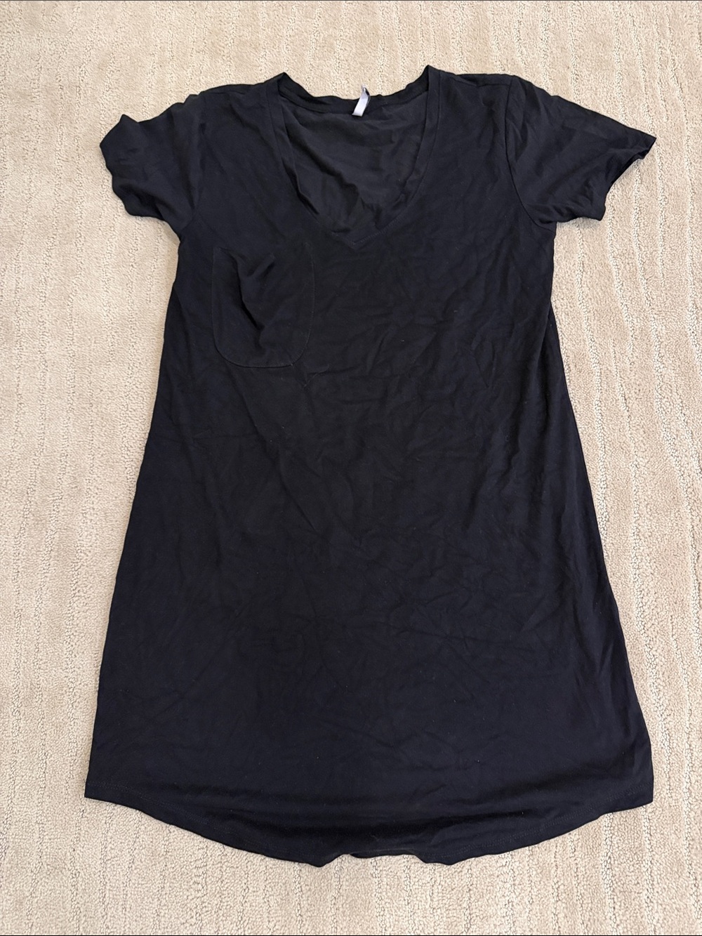 Z Supply Black V-Neck Jersey Top